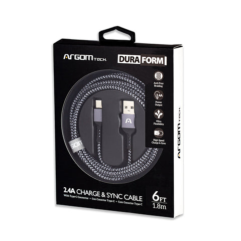 Argom Cable Tipo C a USB, ARG-CB-0025BK