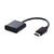 Argom Cable Adaptador Display Port a HDMI Negro, ARG-CB-0059