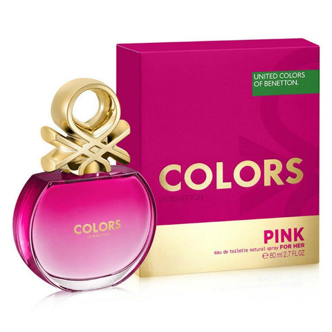 Benetton Perfume Benetton Colors Pink para Mujer, 80 ML