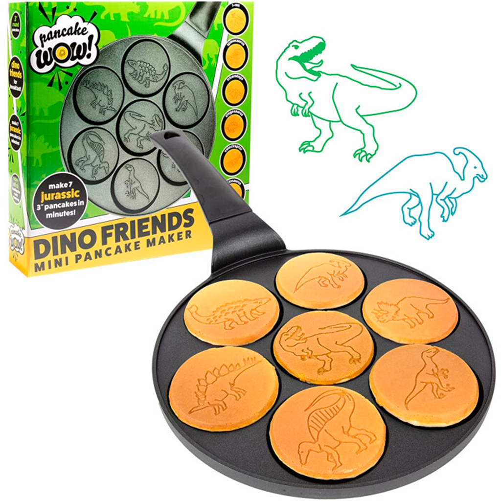 ▷ Pancake Wow Sartén Antiadherente Dino Friends, CCPDINO105 ©