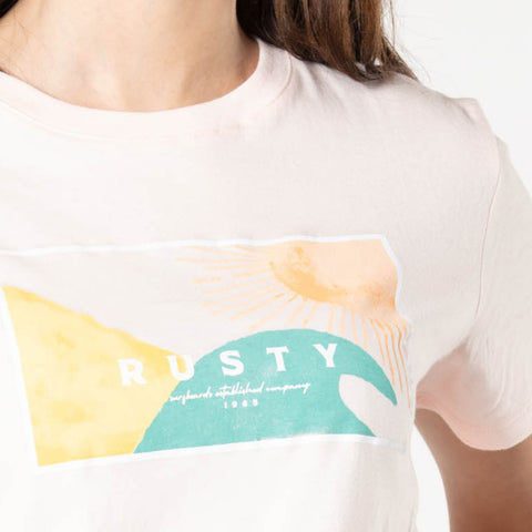 Rusty Camiseta Baybeach Rosa, para Mujer