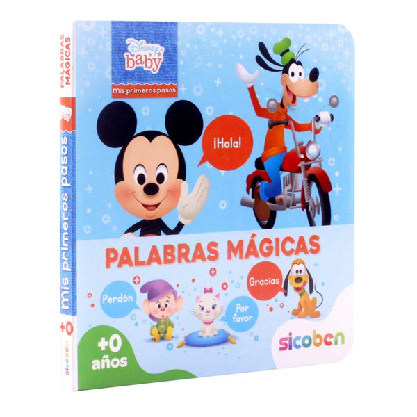 Sicoben Libro Didáctico Mis Primeros Pasos Baby Disney Palabras Mágicas