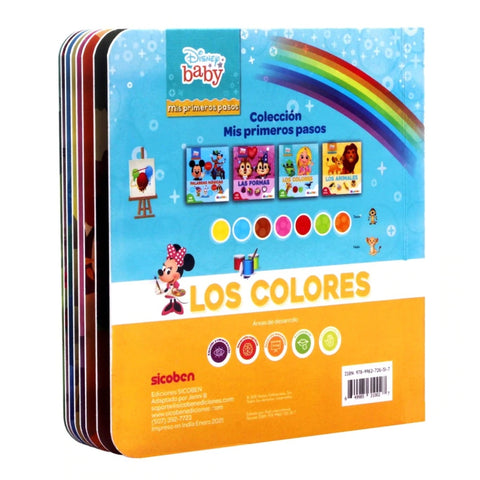 Sicoben Libro Didáctico Mis Primeros Pasos Baby Disney Los Colores