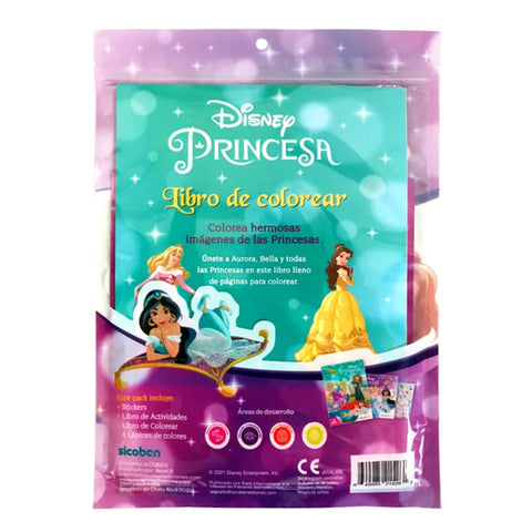 Sicoben Set Didáctico Activity Pack Princesas Disney, 7 Piezas