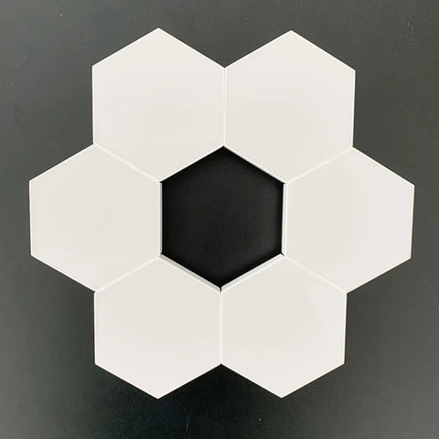 Miomu Set Luces Led Hexagonal, 6pcs