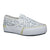 Coral Tenis Casuales para Mujer, Ivory Silver