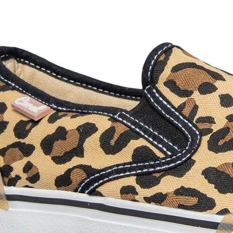 Coral Tenis Casuales para Mujer, Ivory Leopard