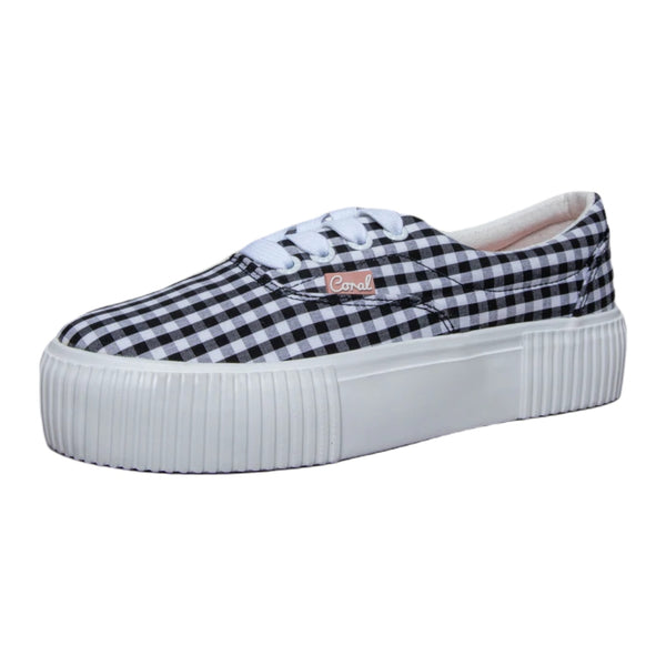 Coral Tenis Casuales para Mujer, Izzy Gingham