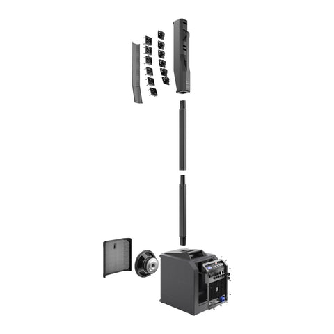 Electro Voice Torre de Sonido Portátil Amplificado 1000W, Evolve30M-US