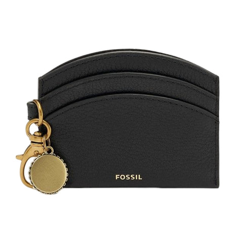 Fossil Tarjetero Polly Eco Leather Negro, para Mujer