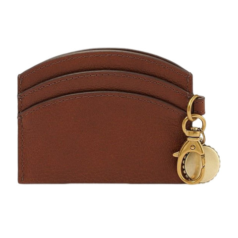 Fossil Tarjetero Polly Eco Leather Café, para Mujer