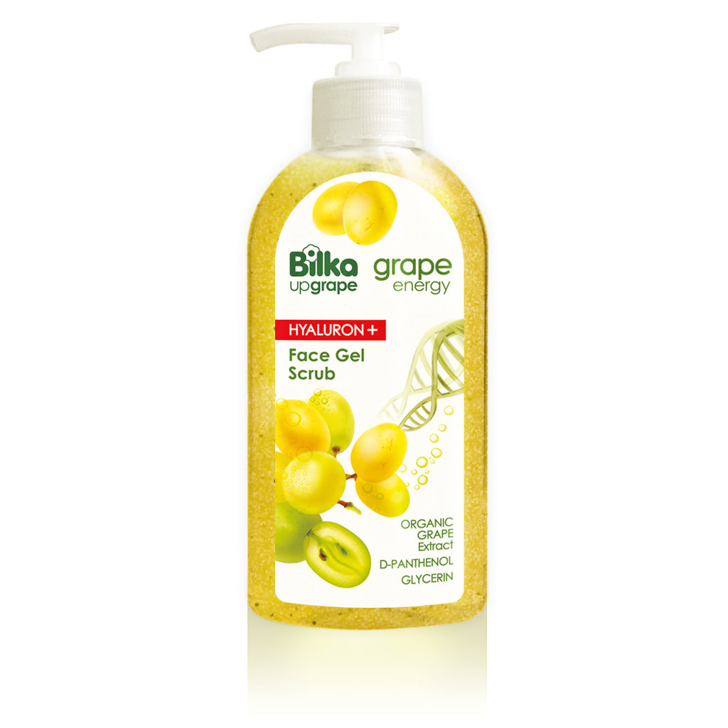 Bilka Grape Energy Gel Exfoliante Facial con Efecto Hidratante, 200 ml