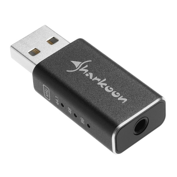 Sharkoon Hub para Gaming USB a TRRS, DAC Pro S V2