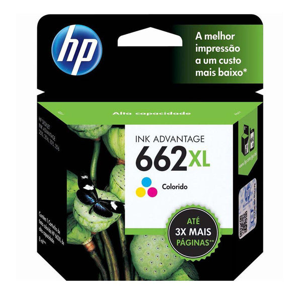 HP Cartucho de Tinta Tricolor 662XL CZ106AL