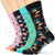 Happy Socks Gift Box Medias Volcano 4 Pares, Unisex Talla 36 a 40