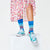 Happy Socks Medias Half Stripe Azul Unisex, Talla 41 a 46
