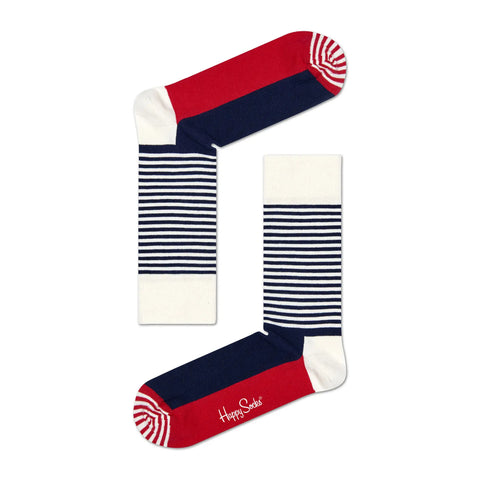Happy Socks Medias Stripes Unisex, Talla 36 a 40