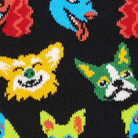 Happy Socks Medias Multicolored Dogs Unisex, Talla 41 a 46