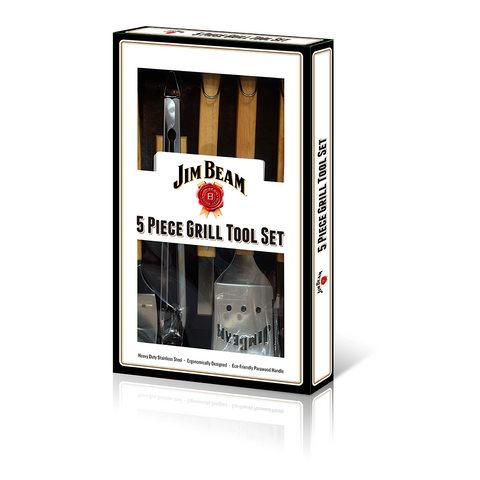 Jim Beam Set de Utensilios para Asar 5 Piezas (JB0198)