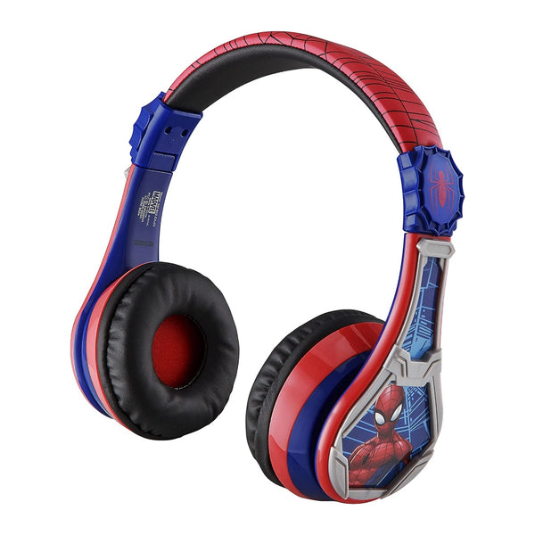 Kid Designs Audífonos Inalámbricos Bluetooth Spiderman para Niños (SM-B52)