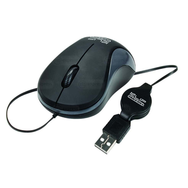 Klip Xtreme Mouse con Cable Retráctil USB Karbon KMO-113