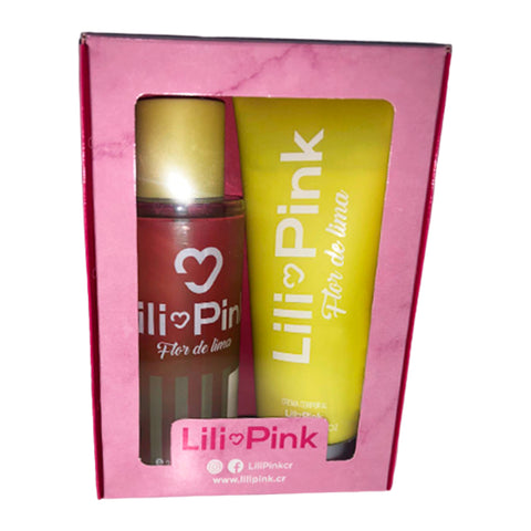 Lili Pink Kit Corporal Splash + Crema Flor de Lima, 75 Ml