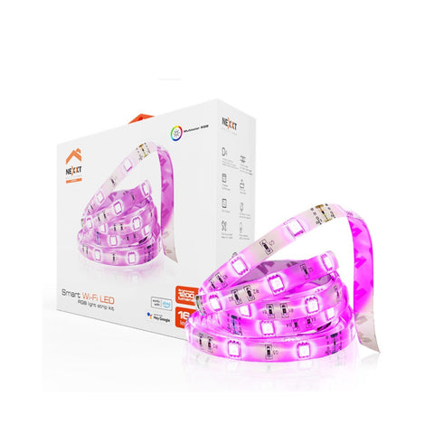 Nexxt Solutions Kit de Tira Inteligente de Luz LED con Wi-Fi (NHB-S611)