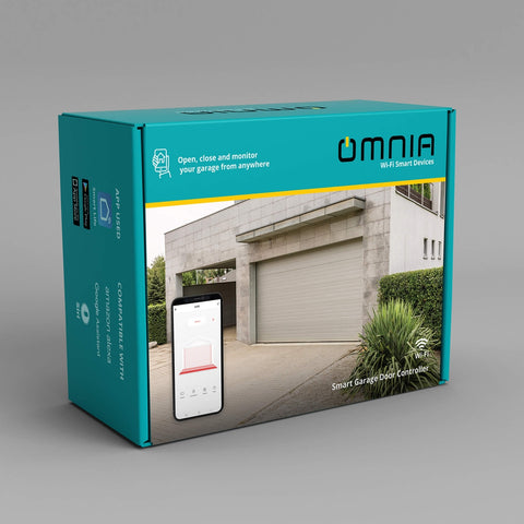 Omnia Set Control de Garage Inteligente WiFi, 6 piezas