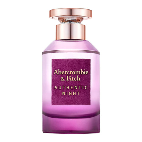 Abercrombie & Fitch Perfume Authentic Night EDP para Mujer, 100 Ml