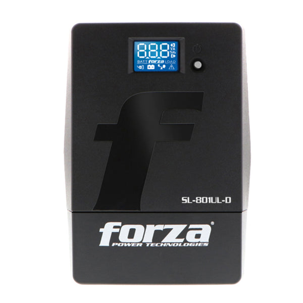 Forza UPS Regulador LCD Smart 800VA/480W 6 Salidas, SL-801UL