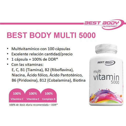 Best Body Nutrition Multi 5000 - Multivitamínico
