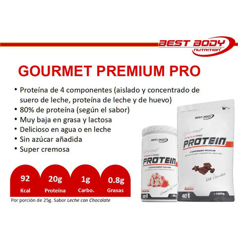 Best Body Nutrition Proteína Gourmet Premium Pro, Chocolate