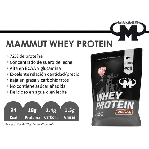 Mammut Whey Proteína - Chocolate