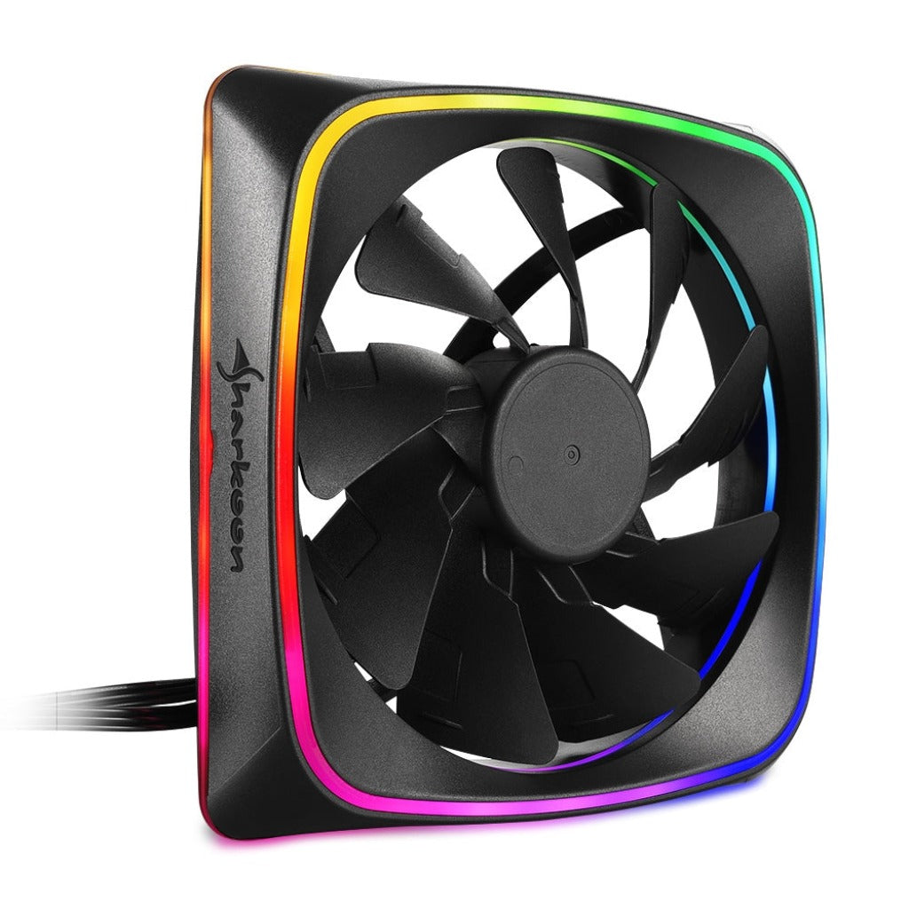 ▷ Sharkoon Ventilador para PC Gaming Shark Light RGB, 120 mm