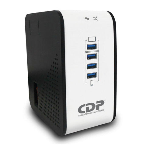CDP Regulador R2CU-AVR1008 USB /6 Salidas /1000VA