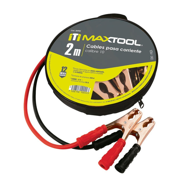 Maxtool Cables Pasa Corriente Calibre 10