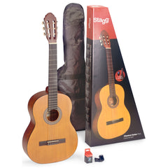 Stagg Set Guitarra Acústica Clásica 4/4 C440M, 3 Piezas