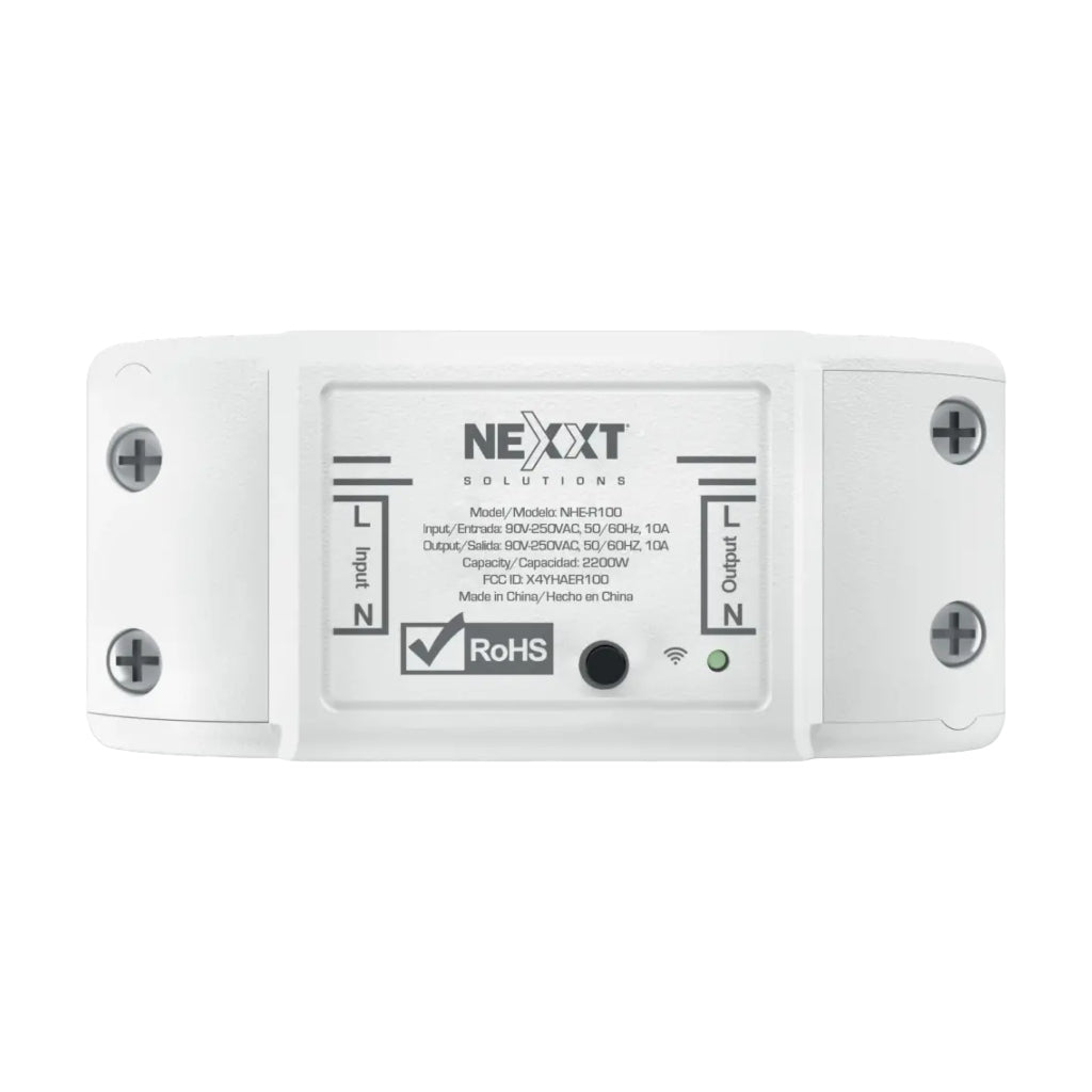 ▷ Nexxt Solutions Relay Switch Inteligente Wi-Fi 110/220V (NHE-R100) ©