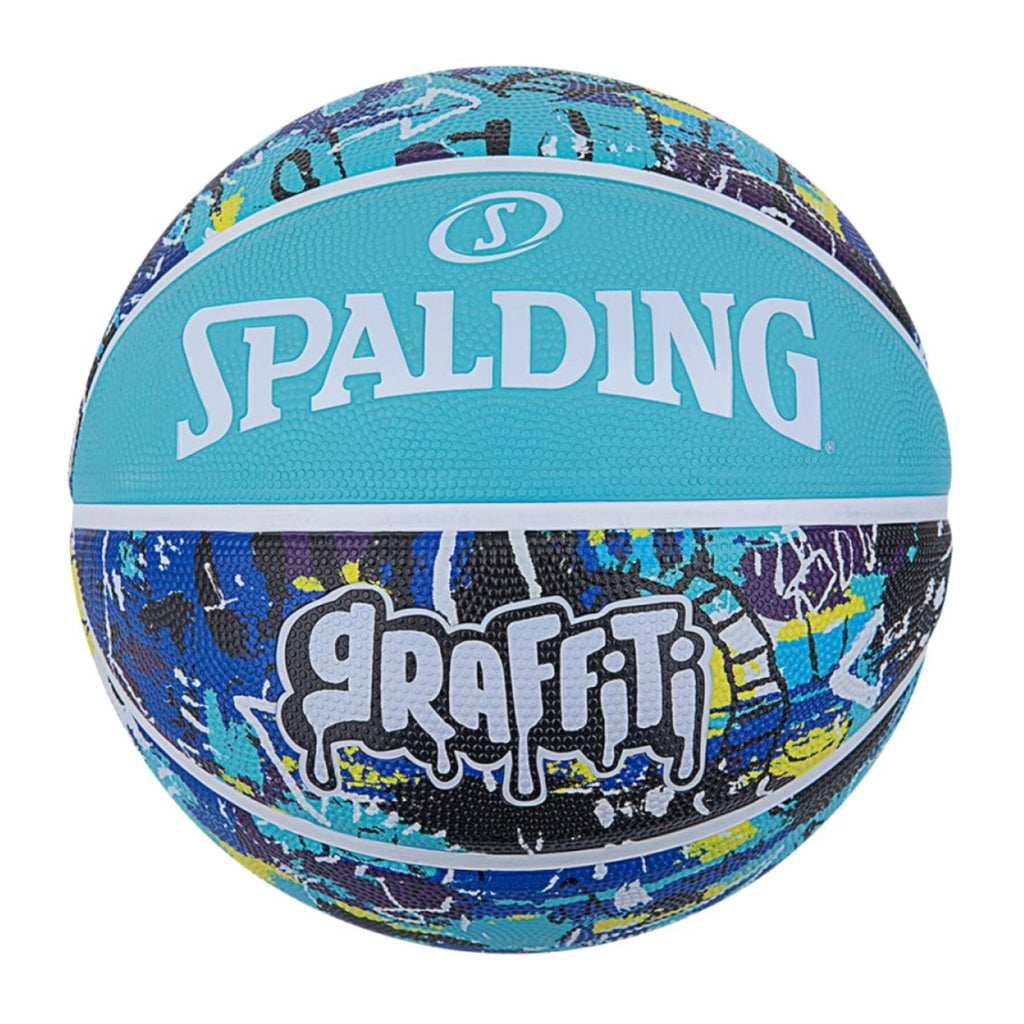 Spalding Balón de Basket Graffiti Celeste, N°7