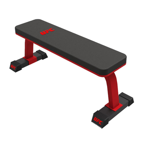 Cama de banco plano de panel grueso, para entrenamiento de fuerza en el  hogar, flexible, cómodo y móvil para ejercicio de cuerpo completo para