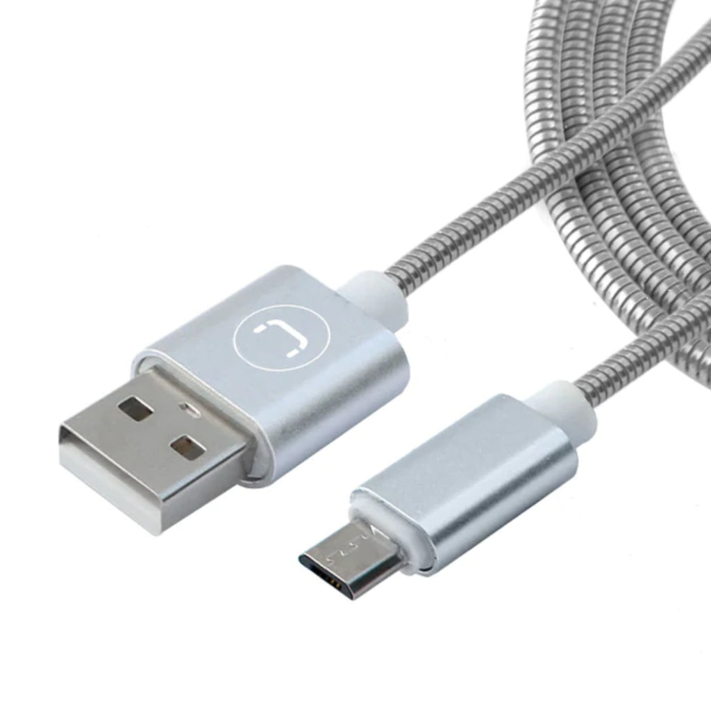 Unno Tekno Cable Micro USB Acero Inoxidable