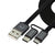 Unno Tekno Cable 2 en 1 Tipo C y Micro USB