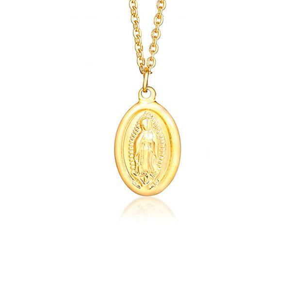 CR Charms Collar Virgen de Guadalupe, Acero