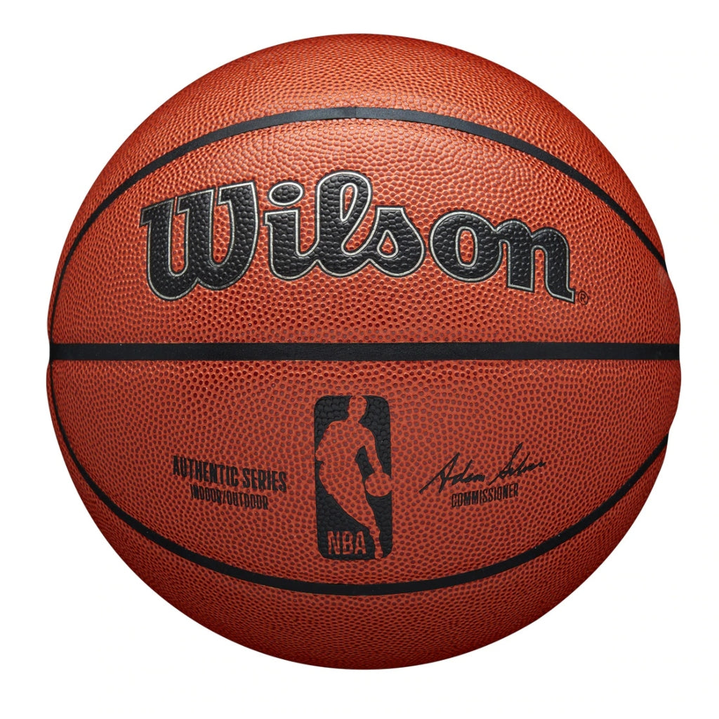 Wilson Balón de Basket NBA Authentic Indoor/Outdoor, N°6