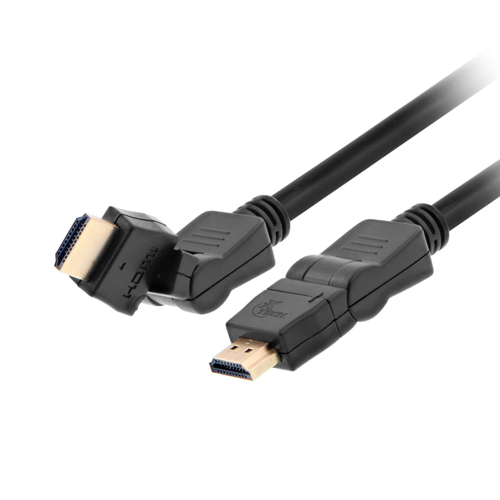 Xtech Cable HDMI Cabeza Giratoria de 1.8 M, (XTC-606)