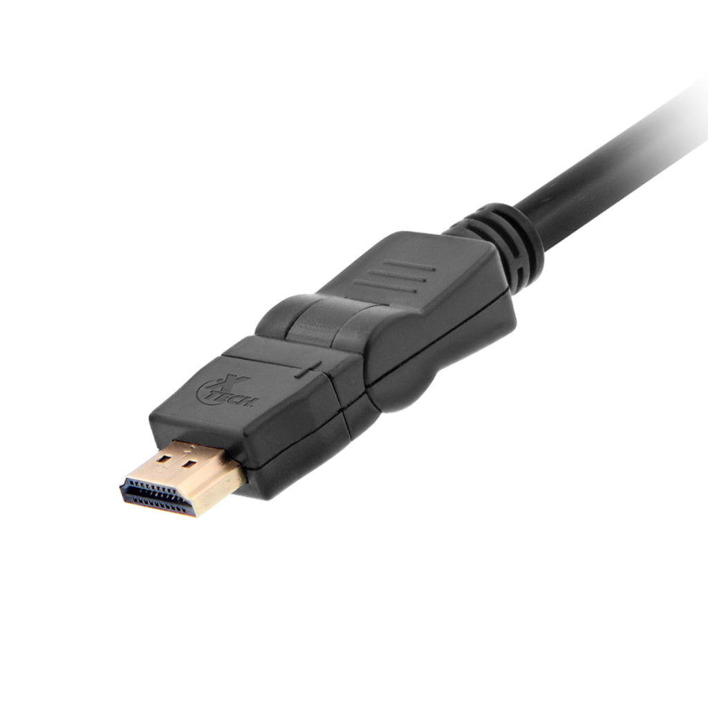 ▷ Xtech Cable HDMI Cabeza Giratoria de 1.8 M, (XTC-606) ©