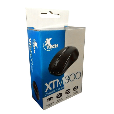 Xtech Mouse Inalámbrico Ambidiestro, XTM-300