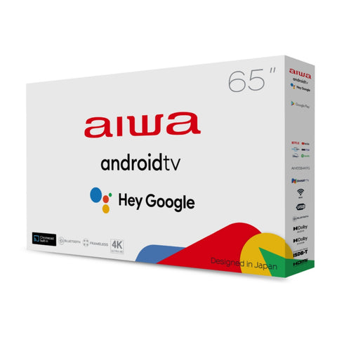Aiwa Pantalla 65" LED UHD 4K Smart, AW65B4KFG