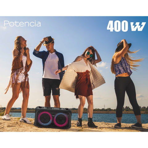 Aiwa Parlante Inalámbrico Portátil Bluetooth 400W, AWPOH35