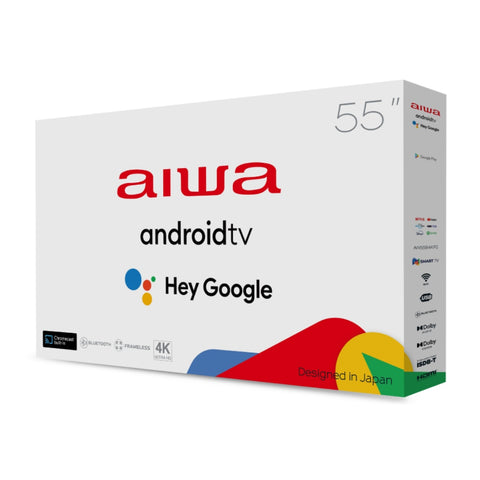 Aiwa Pantalla 55" LED UHD 4K Smart, AW55B4KFG